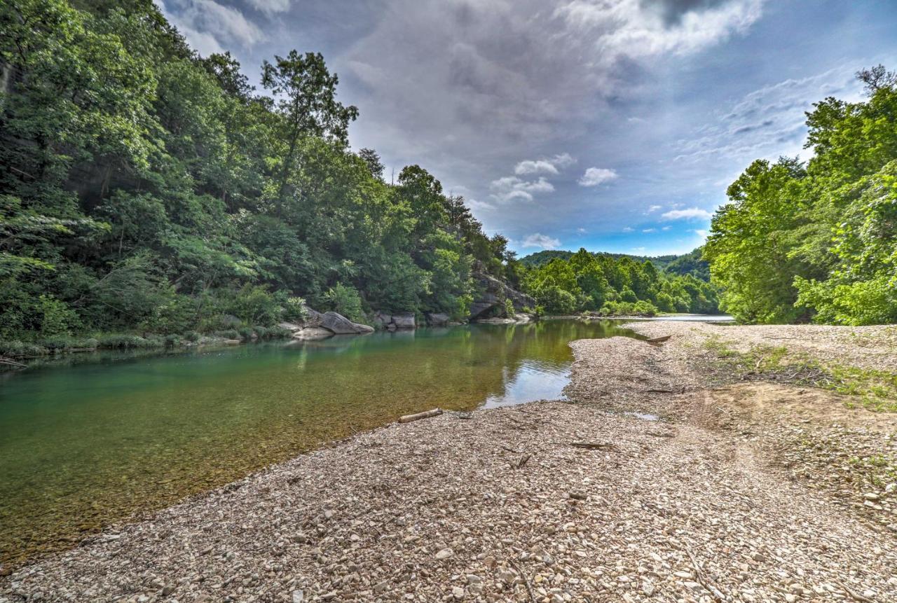 Creekside Hideaway With Fire Pit And Creek Access! Vila Mountain View Exterior foto