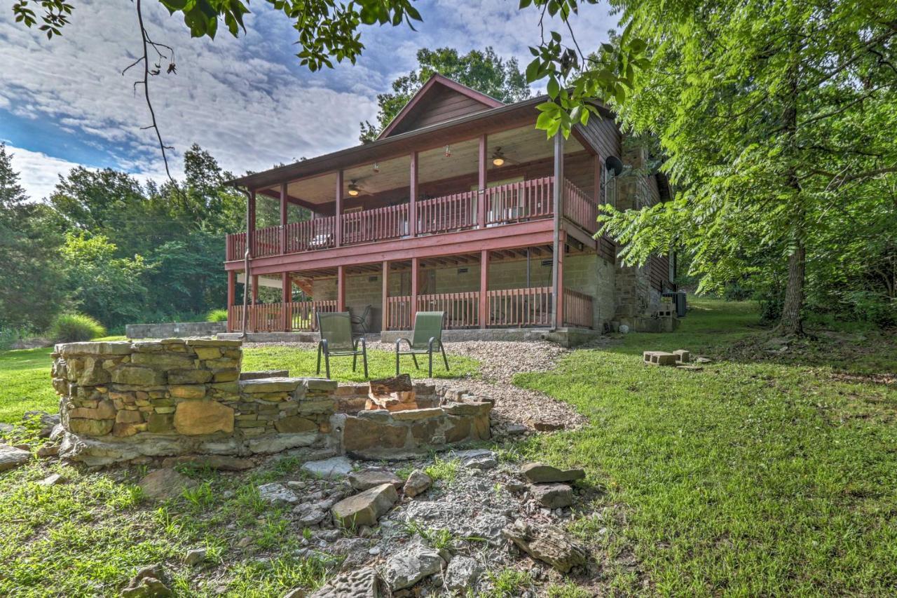 Creekside Hideaway With Fire Pit And Creek Access! Vila Mountain View Exterior foto