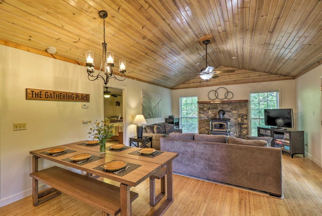 Creekside Hideaway With Fire Pit And Creek Access! Vila Mountain View Exterior foto