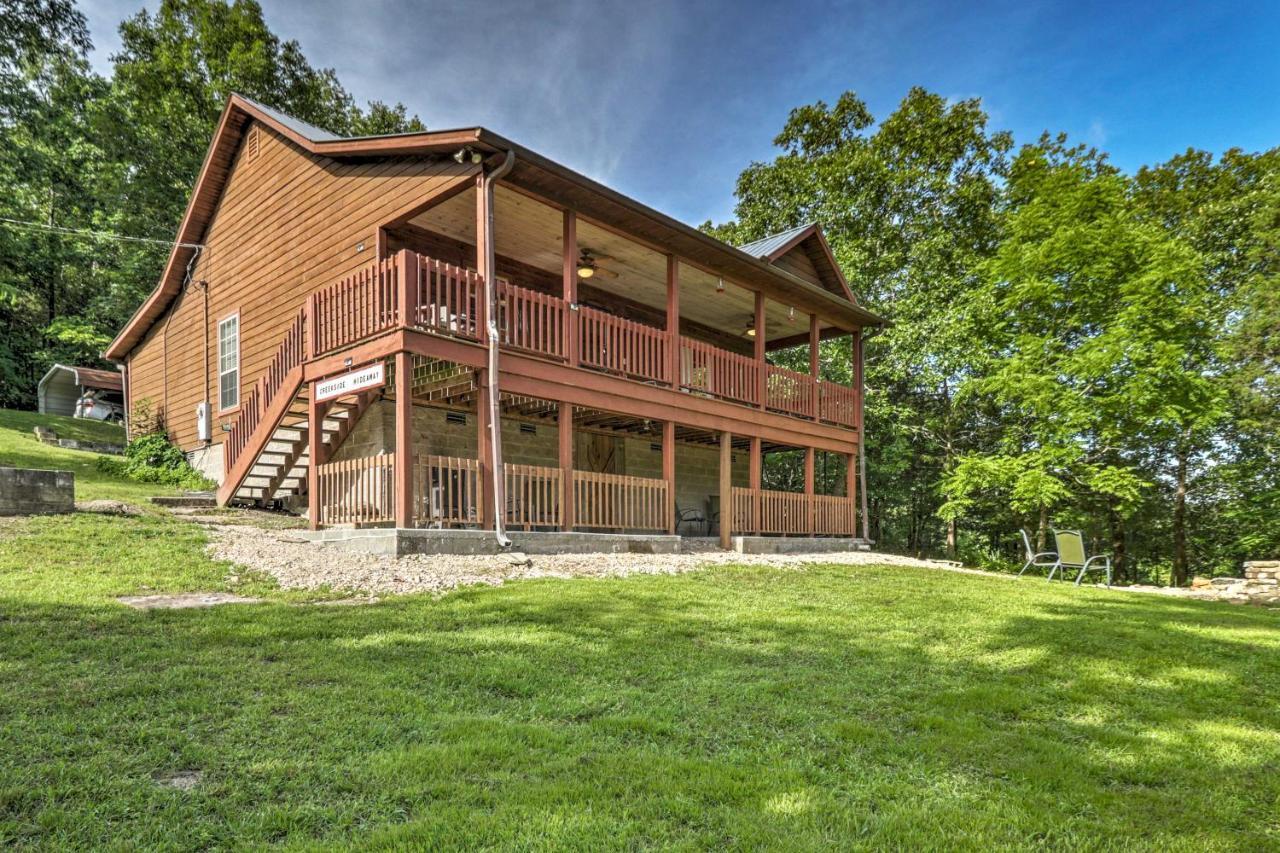 Creekside Hideaway With Fire Pit And Creek Access! Vila Mountain View Exterior foto
